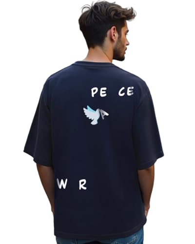 Men's Oversized Cotton Graphic T-Shirt