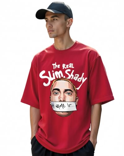 Men's Oversized Cotton Graphic T-Shirt
