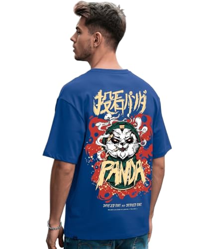 Men's Oversized Cotton Graphic T-Shirt
