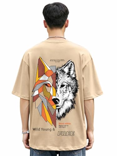 Bewakoof Men's Oversized Cotton T-Shirt