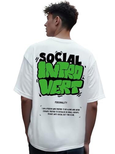 Men's Oversized Cotton Printed T-Shirt
