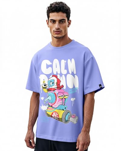 Men's Oversized Cotton Graphic T-Shirt