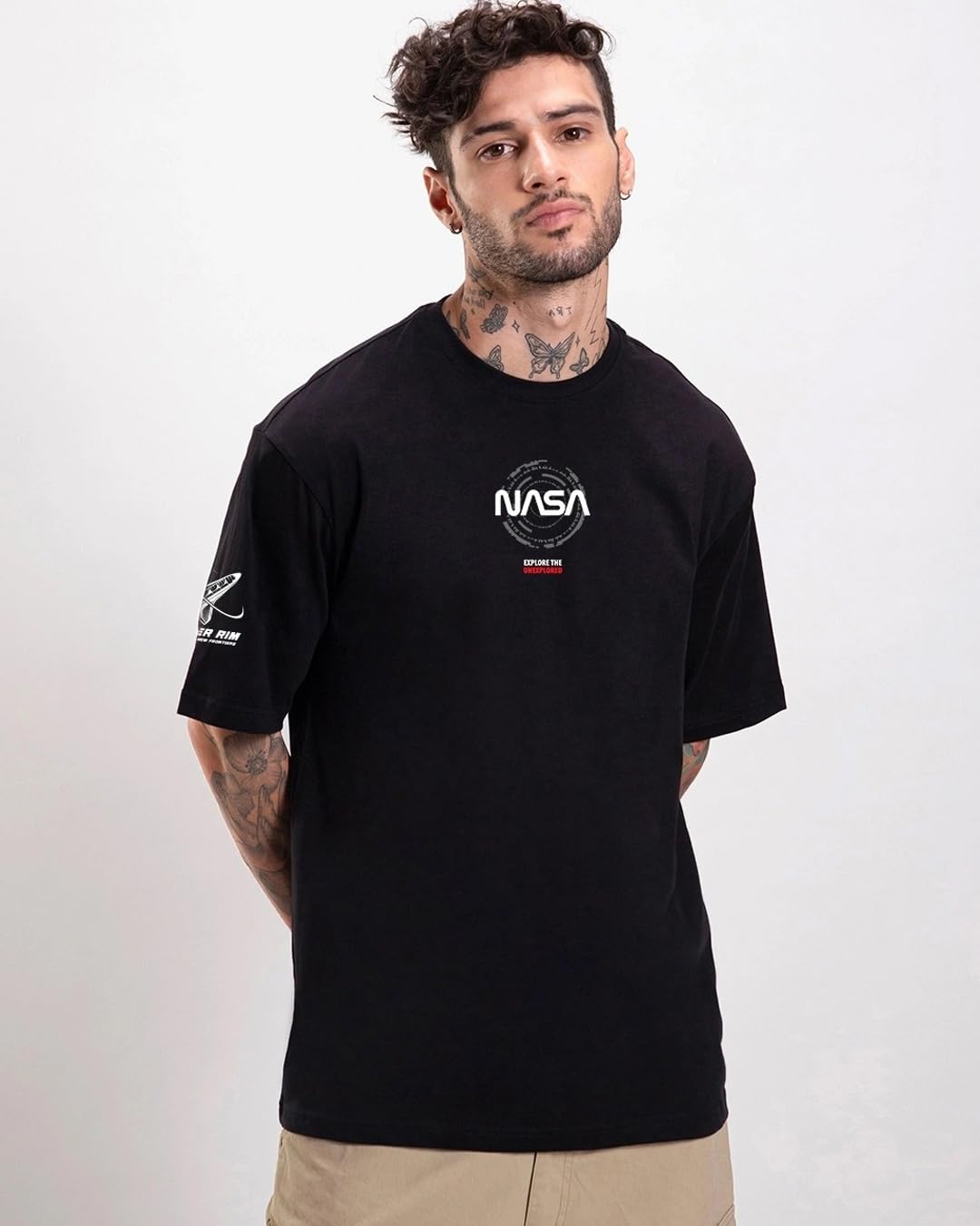 Bewakoof NASA Oversized Graphic T-Shirt