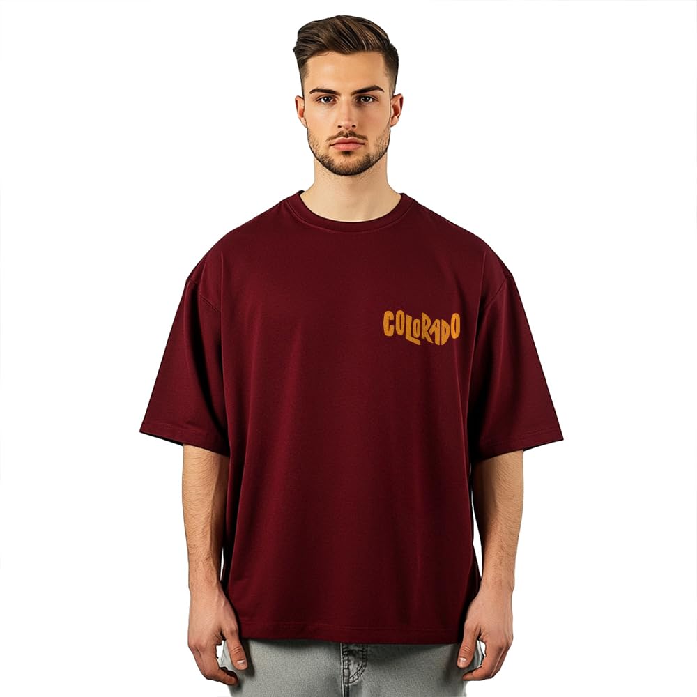 Men's Oversized Graphic Cotton T-Shirt