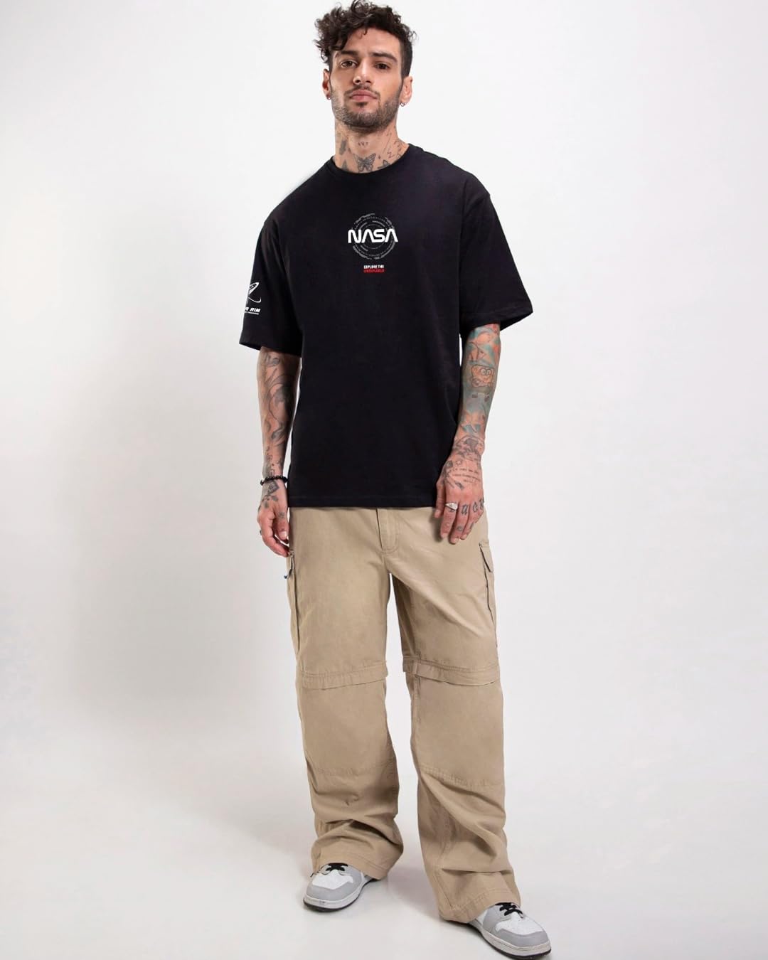 Bewakoof NASA Oversized Graphic T-Shirt