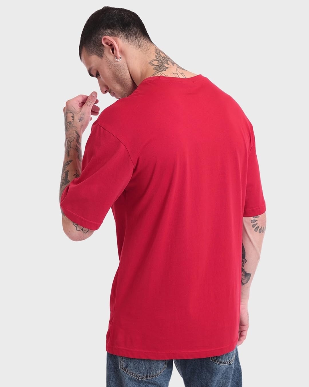 Men's Oversized Cotton Graphic T-Shirt