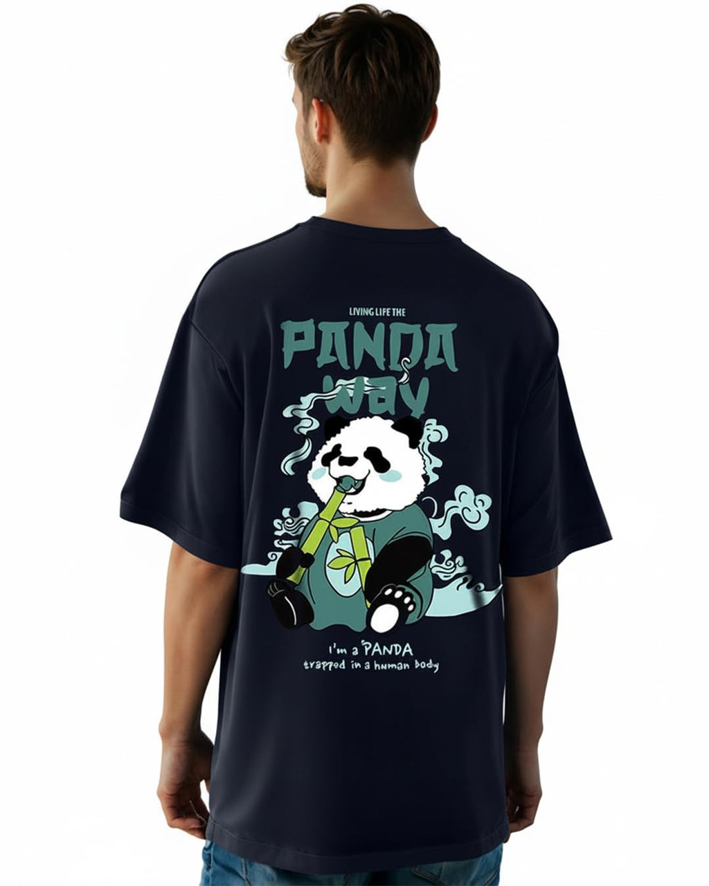 Men's Oversized Cotton Graphic T-Shirt