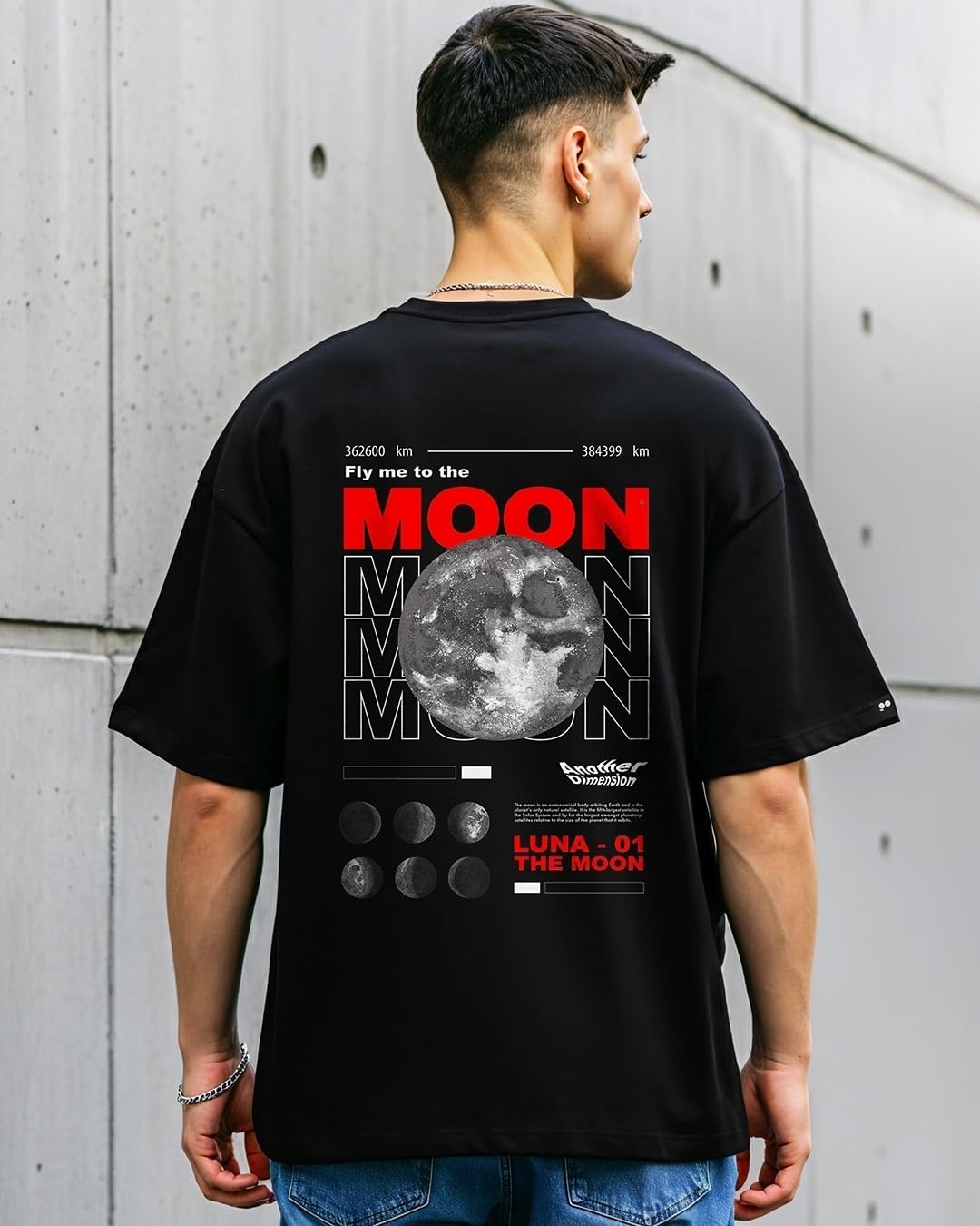 Bewakoof NASA Oversized Graphic T-Shirt