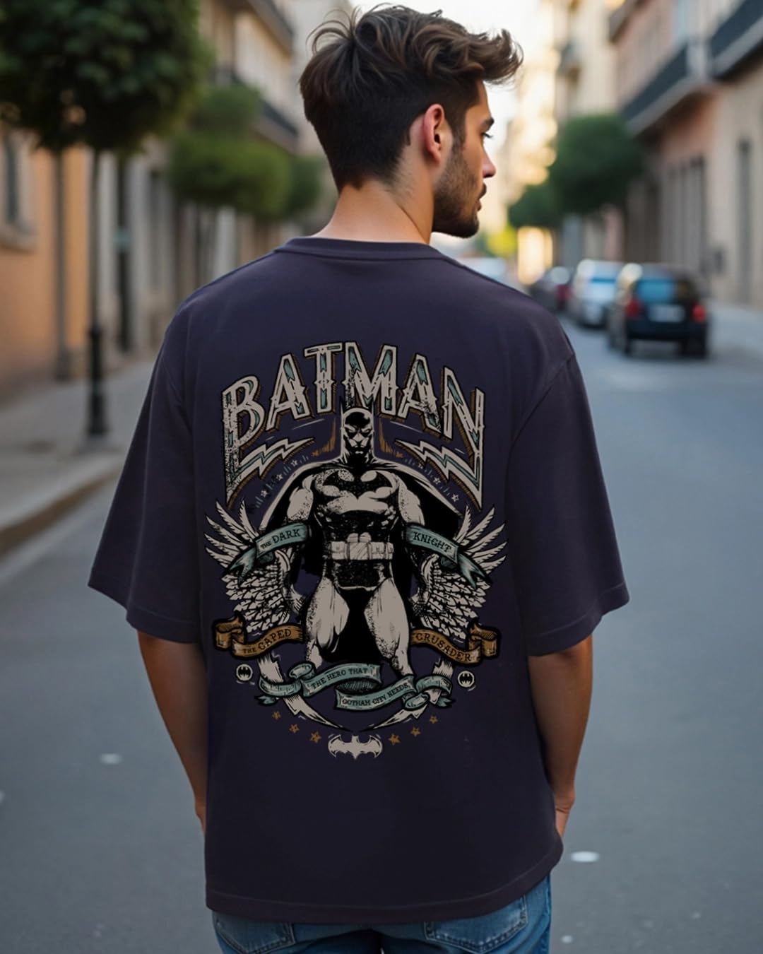DC Comics Men's Oversized T-Shirt