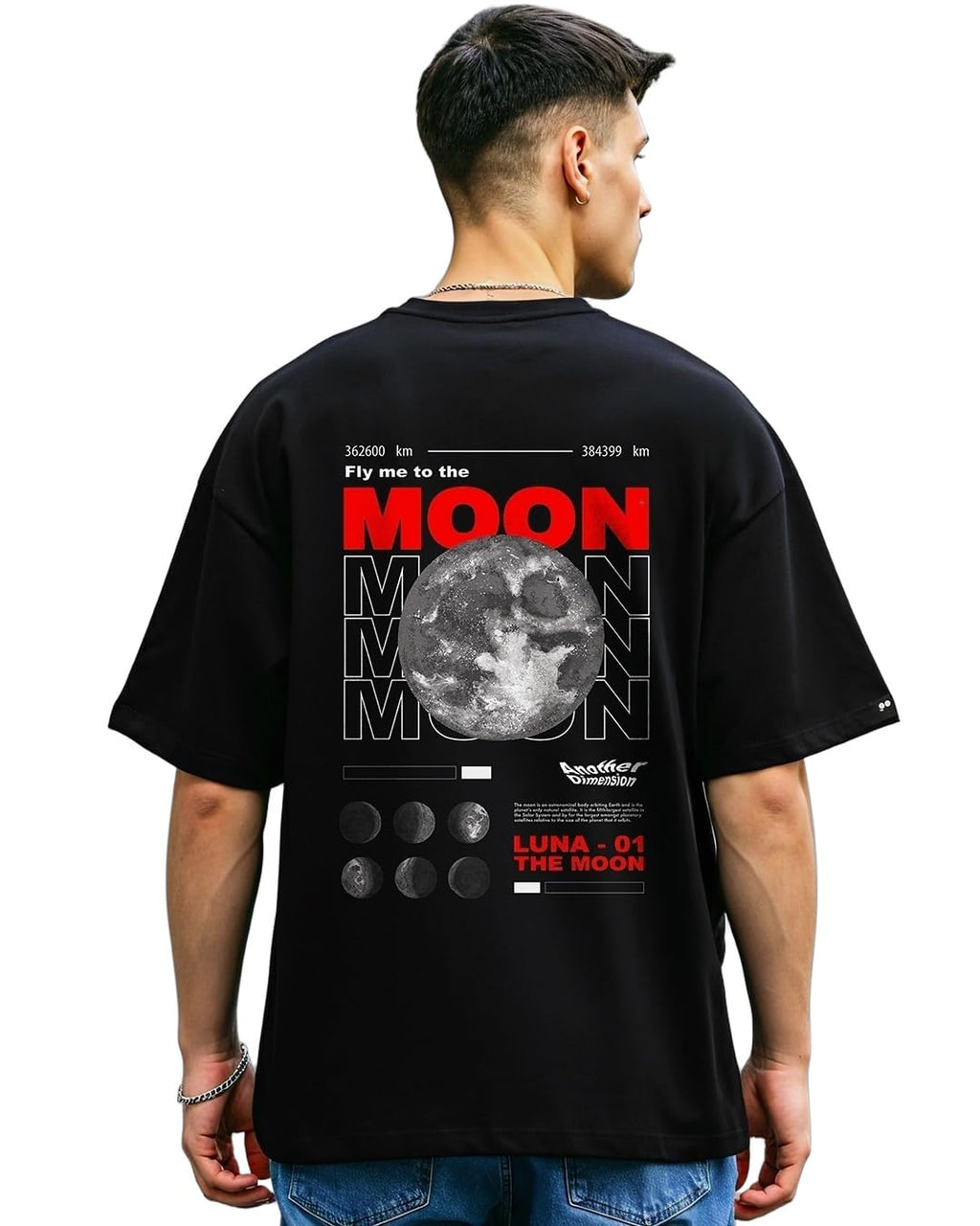 Bewakoof NASA Oversized Graphic T-Shirt