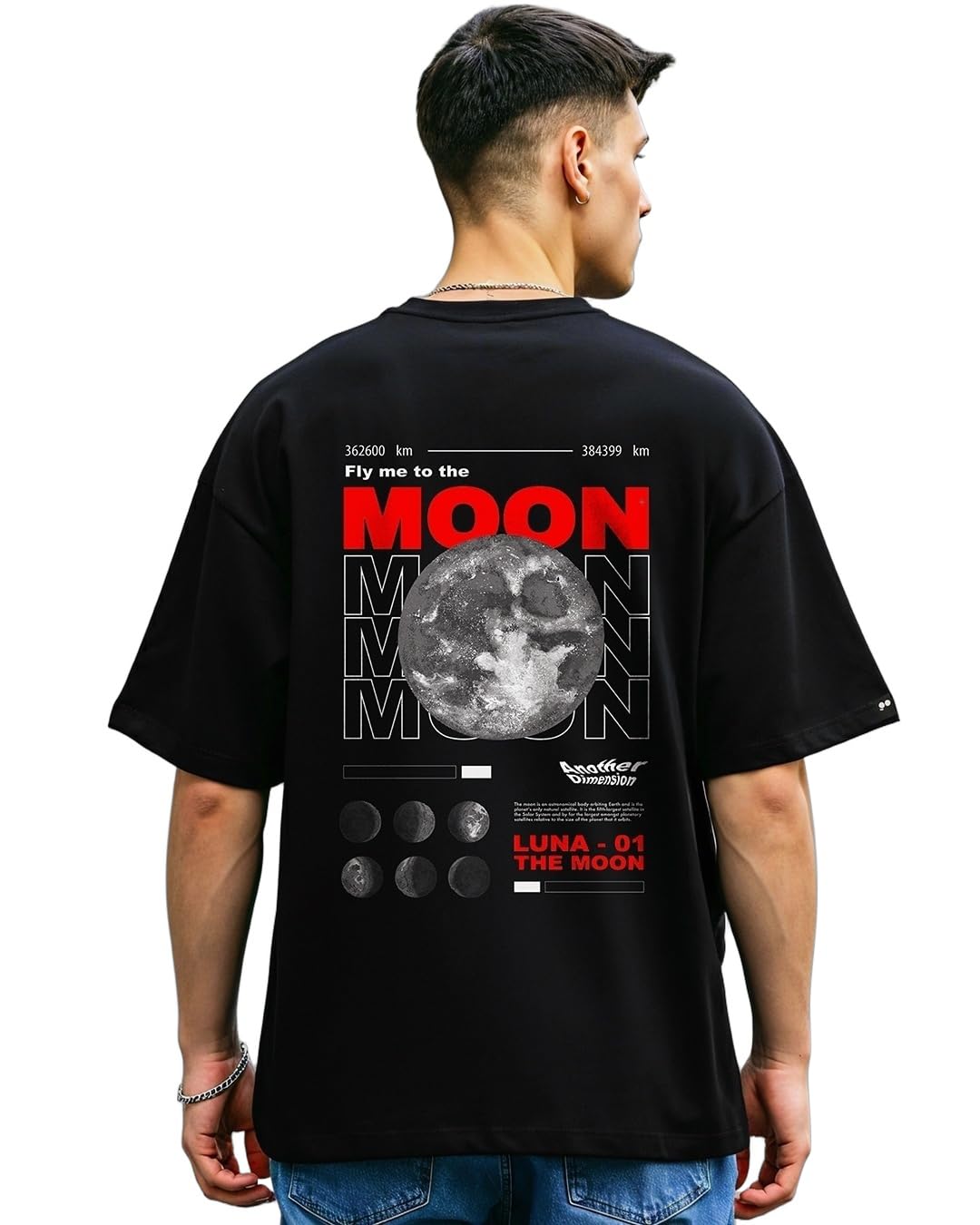 Bewakoof NASA Oversized Graphic T-Shirt