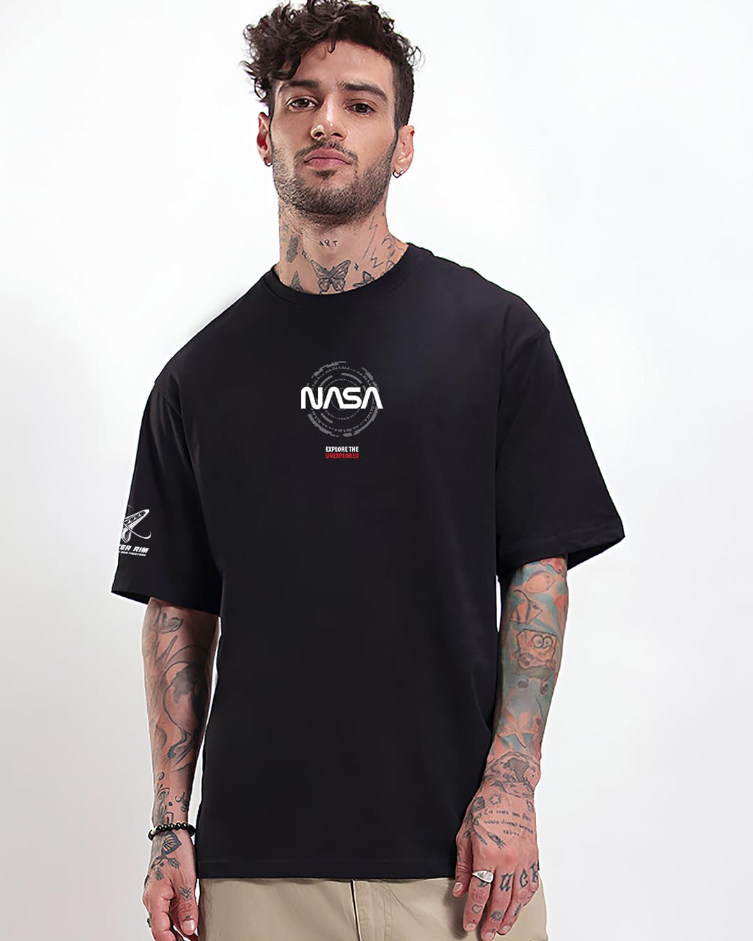 Bewakoof NASA Oversized Graphic T-Shirt