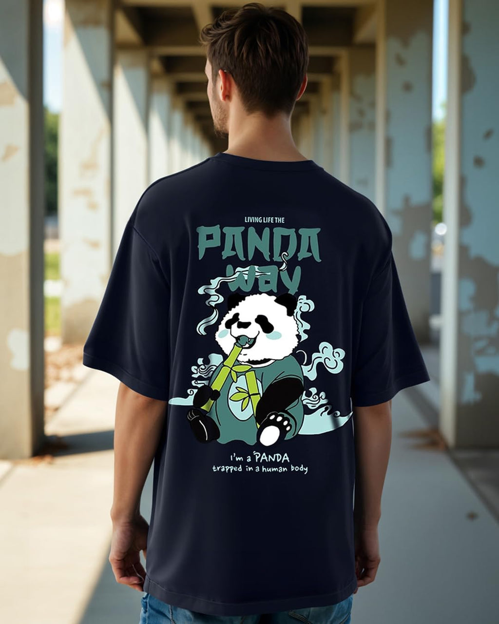 Men's Oversized Cotton Graphic T-Shirt