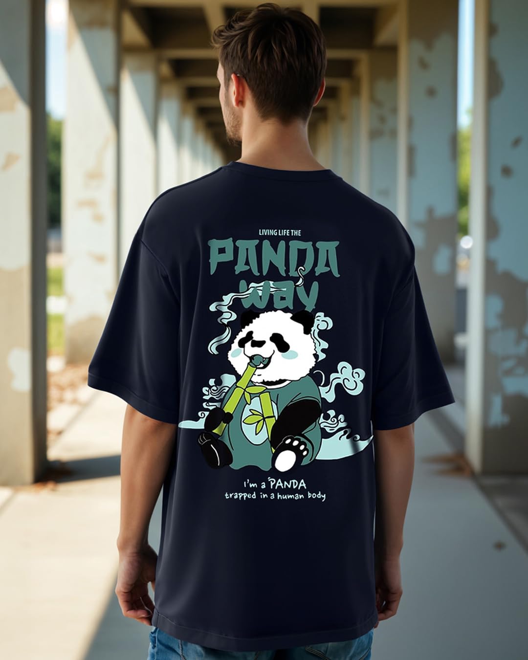 Men's Oversized Cotton Graphic T-Shirt