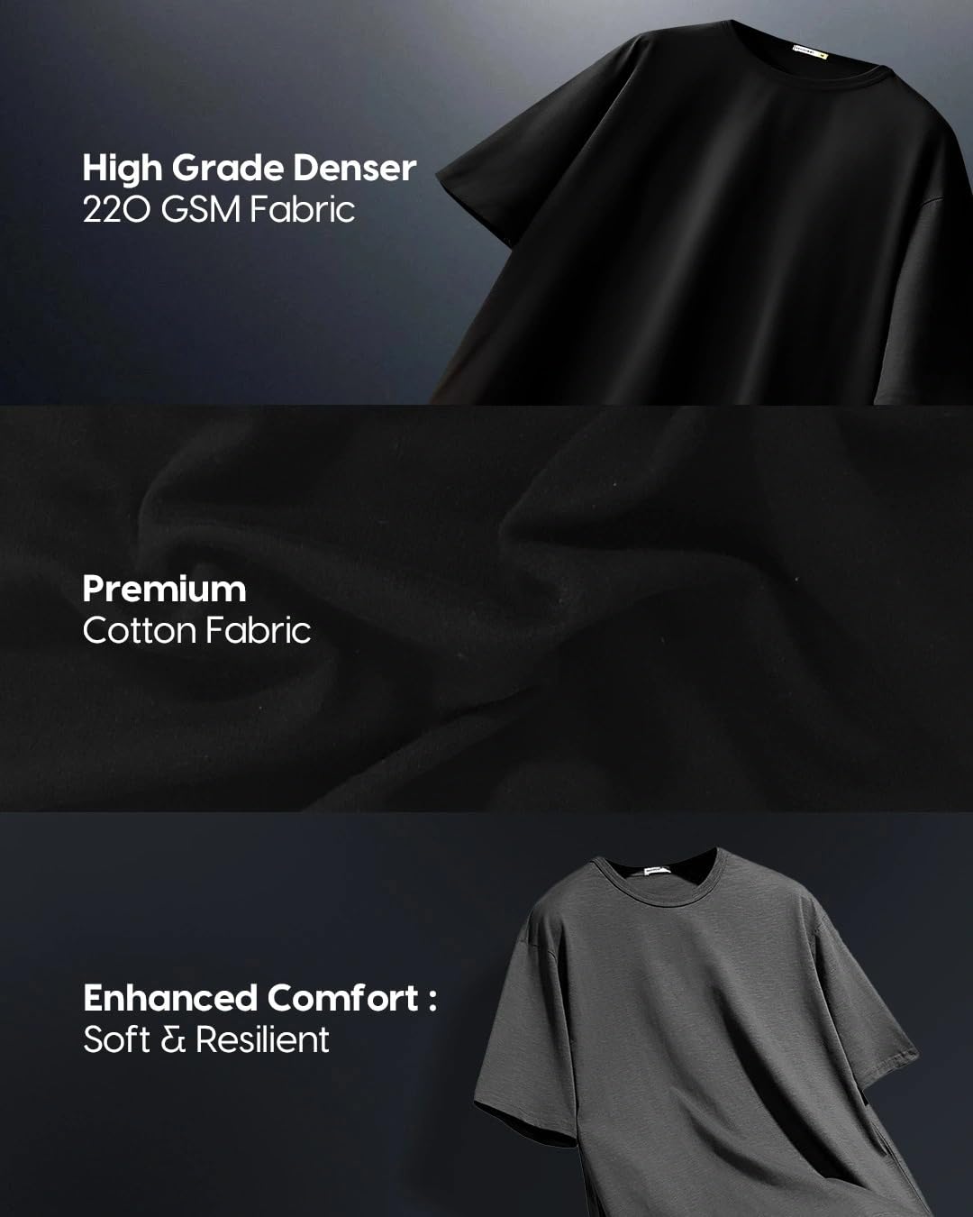 Men's Oversized Graphic Cotton T-Shirt