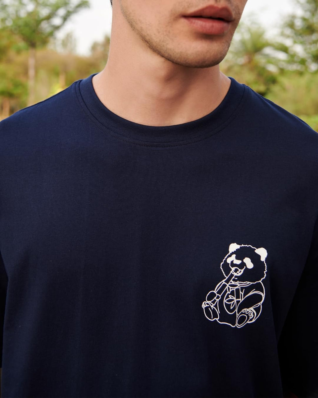 Men's Oversized Cotton Graphic T-Shirt