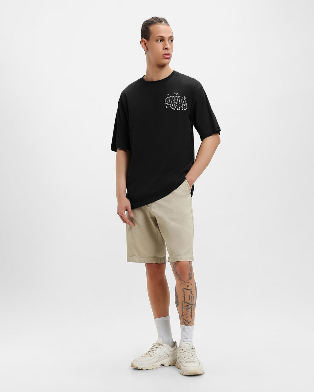 Men's Oversized Graphic Cotton T-Shirt