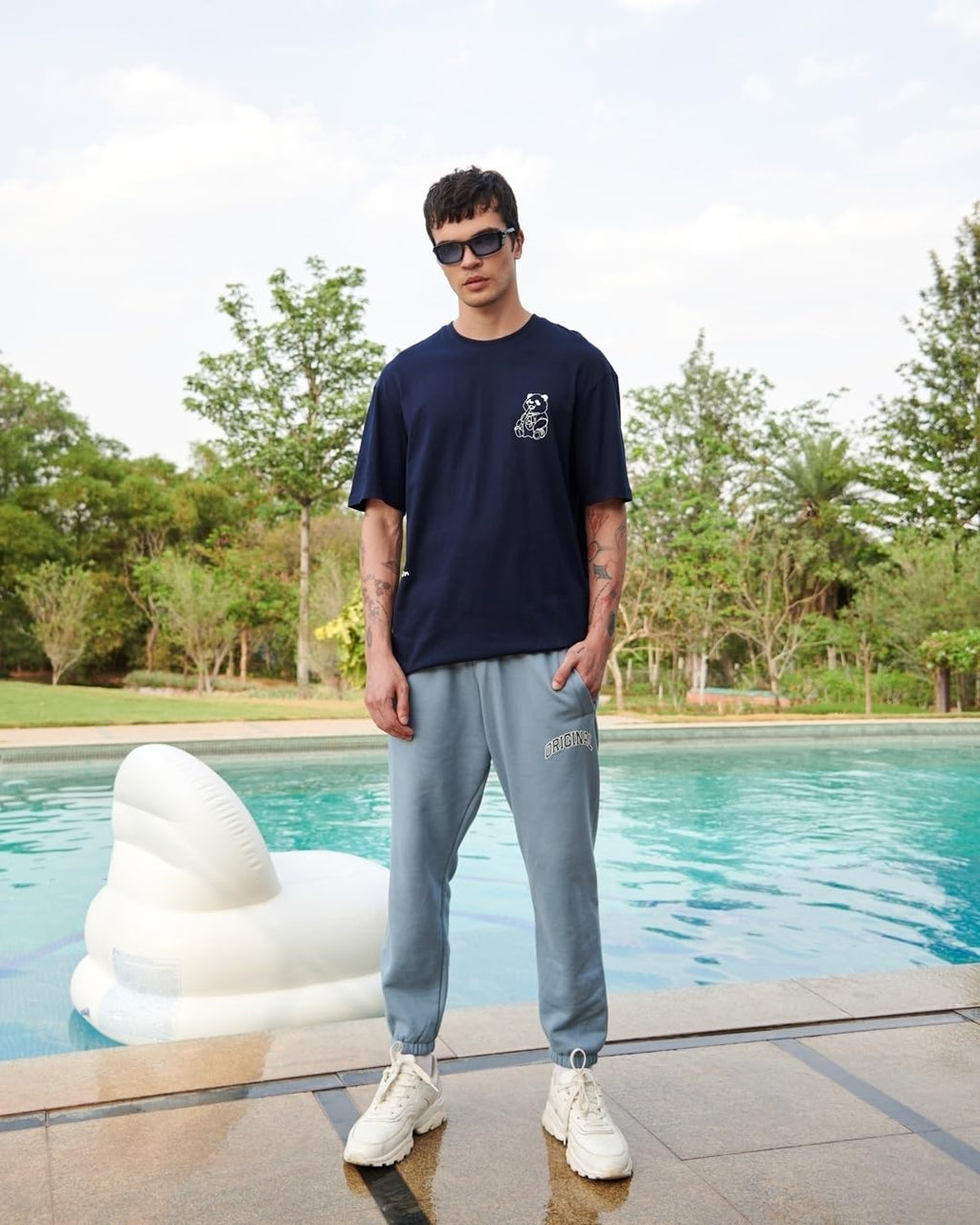 Men's Oversized Cotton Graphic T-Shirt