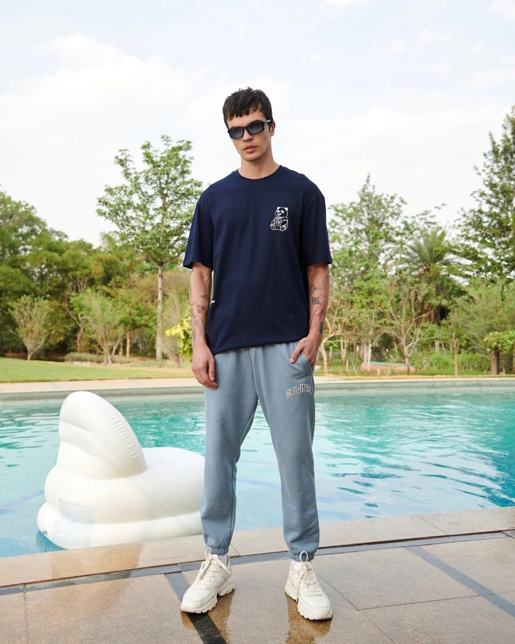 Men's Oversized Cotton Graphic T-Shirt