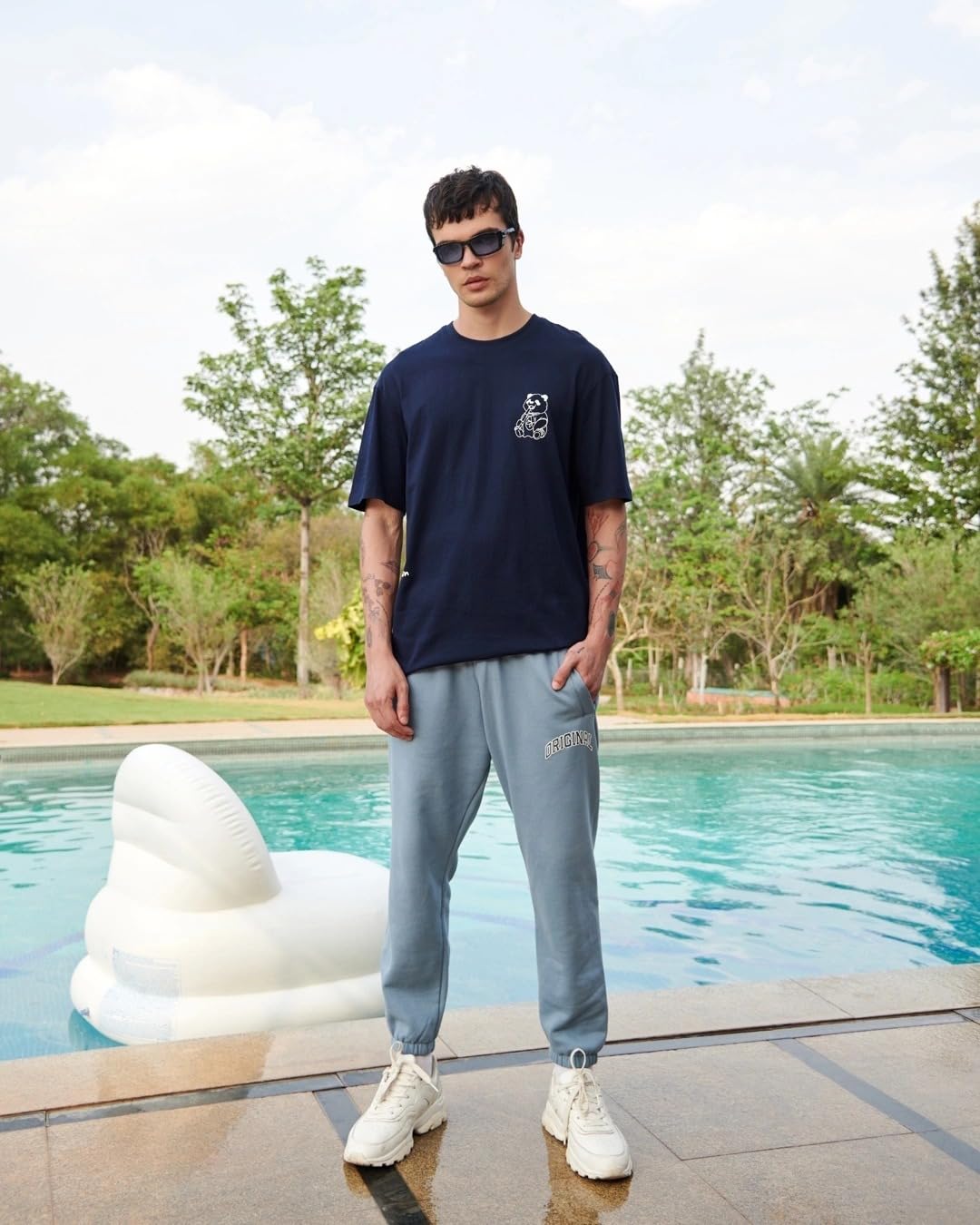 Men's Oversized Cotton Graphic T-Shirt