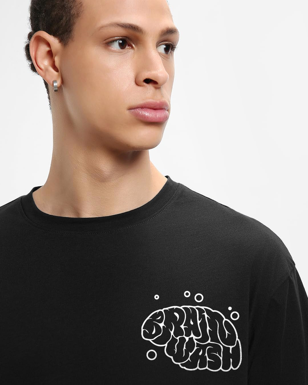 Men's Oversized Graphic Cotton T-Shirt