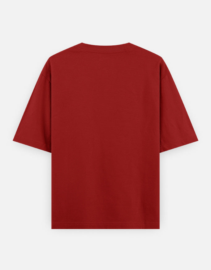 RAJIRU Good Day Smiley oversized T-shirt back view