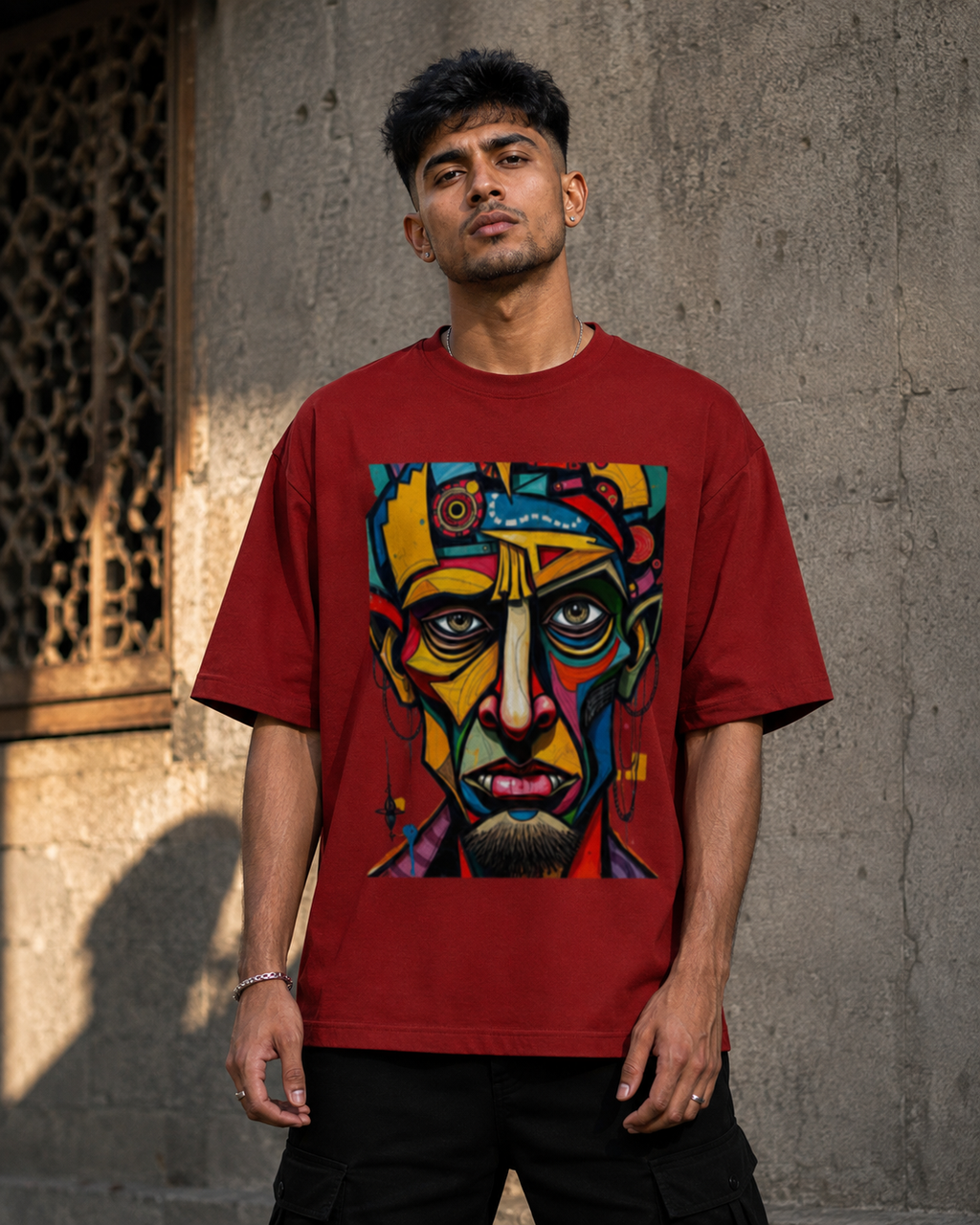 RAJIRU Tribal Vision graphic T-shirt product image