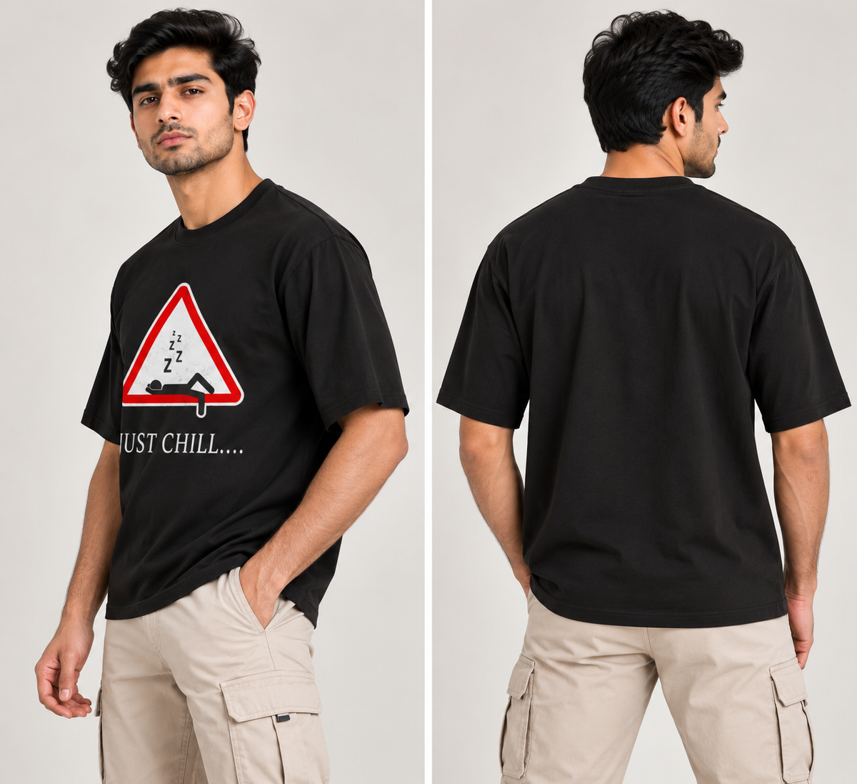 RAJIRU Just Chill Graphic T-Shirt