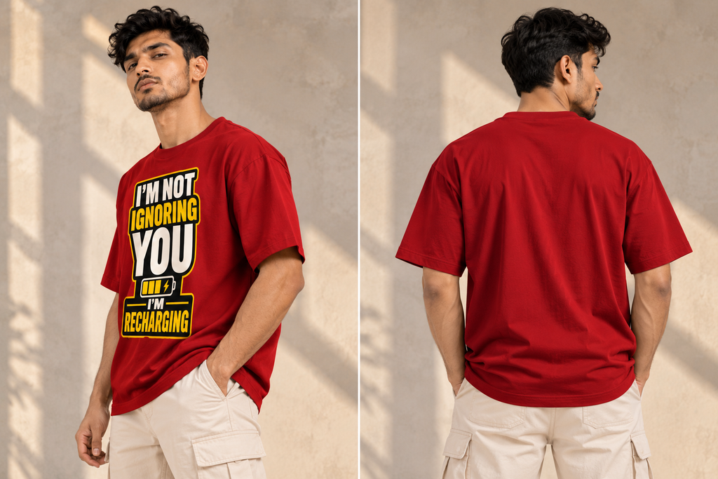 I’m Not Ignoring You Recharging Graphic T-Shirt