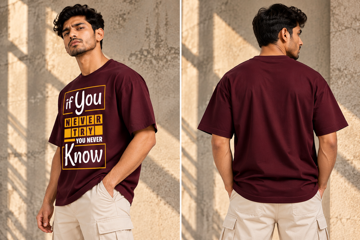 If You Never Try You Never Know Graphic T-Shirt
