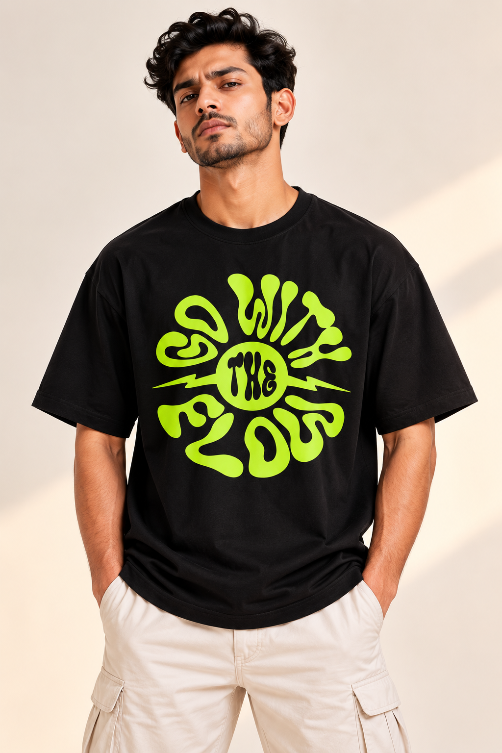 Go With The Flow Graphic T-Shirt