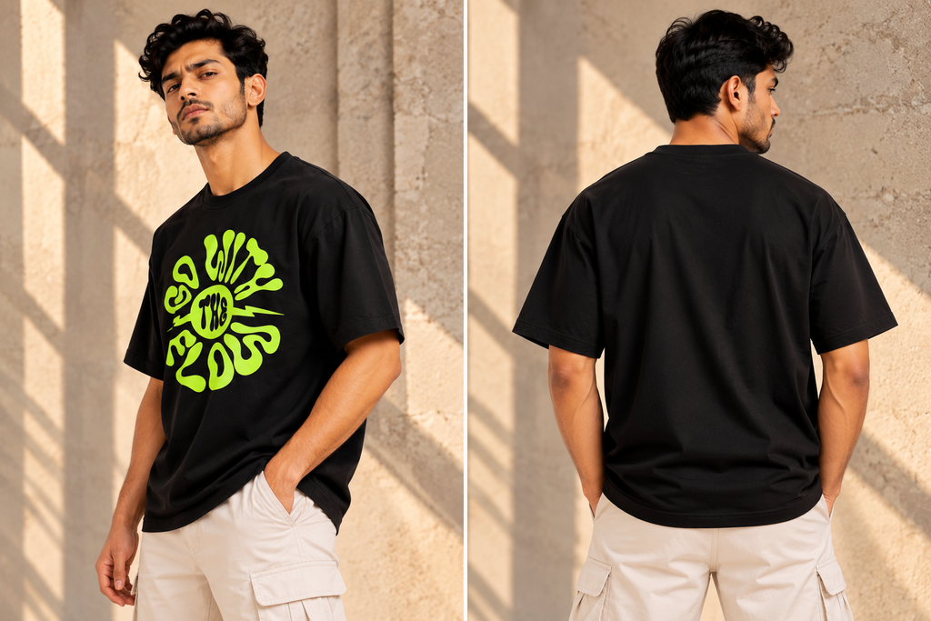 Go With The Flow Graphic T-Shirt