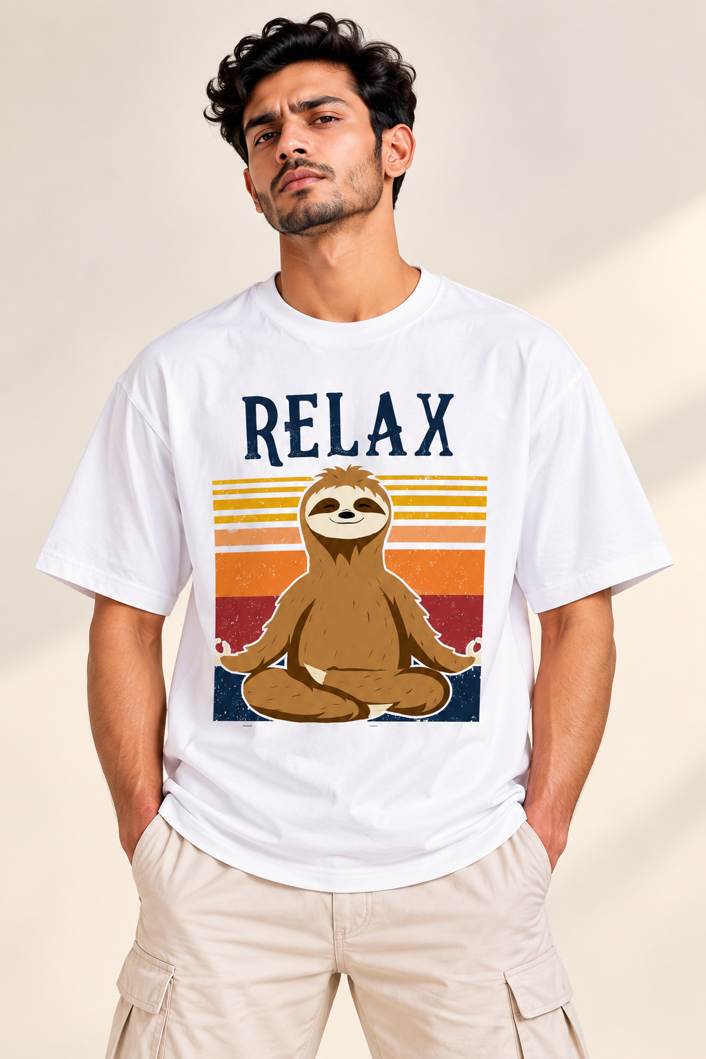 Relax Sloth Graphic T-Shirt
