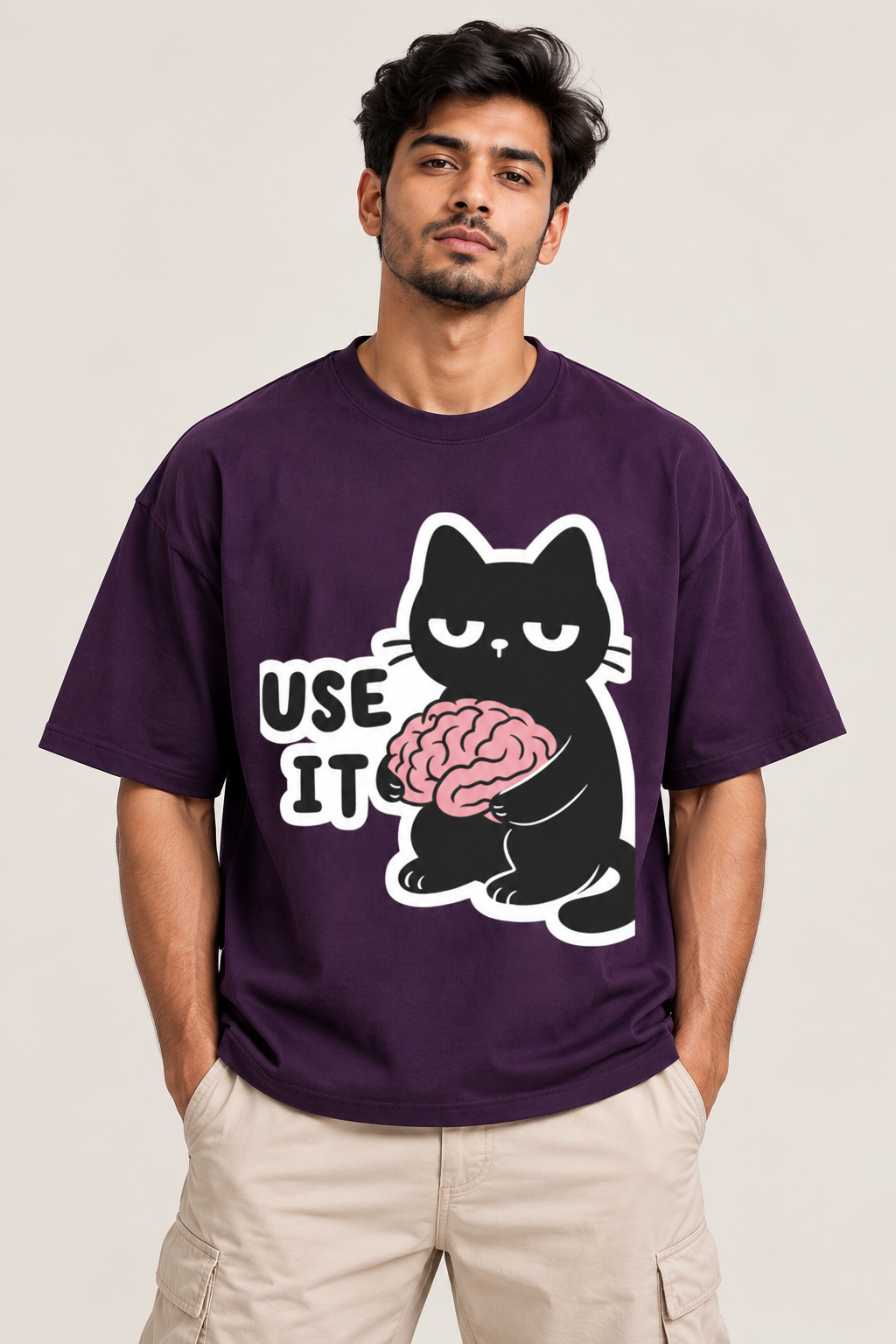Use It Graphic Oversized Graphic T-Shirt