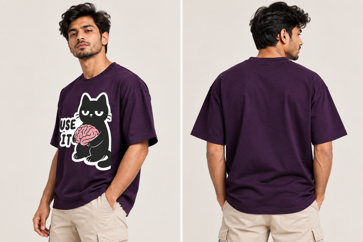Use It Graphic Oversized Graphic T-Shirt