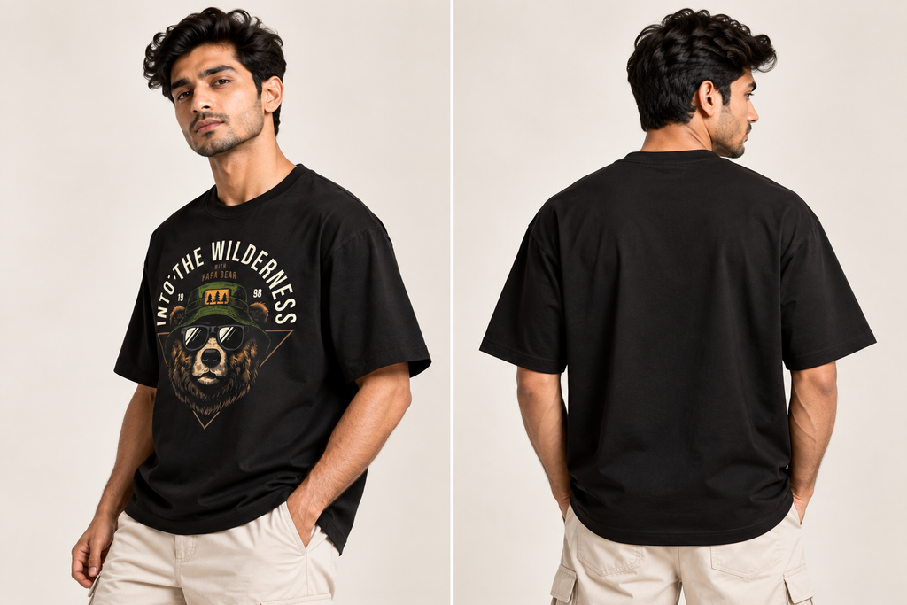 Into The Wilderness Oversized Graphic T-Shirt