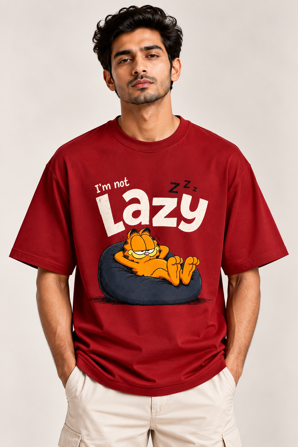 Not Lazy Just Relaxed Graphic T-Shirt