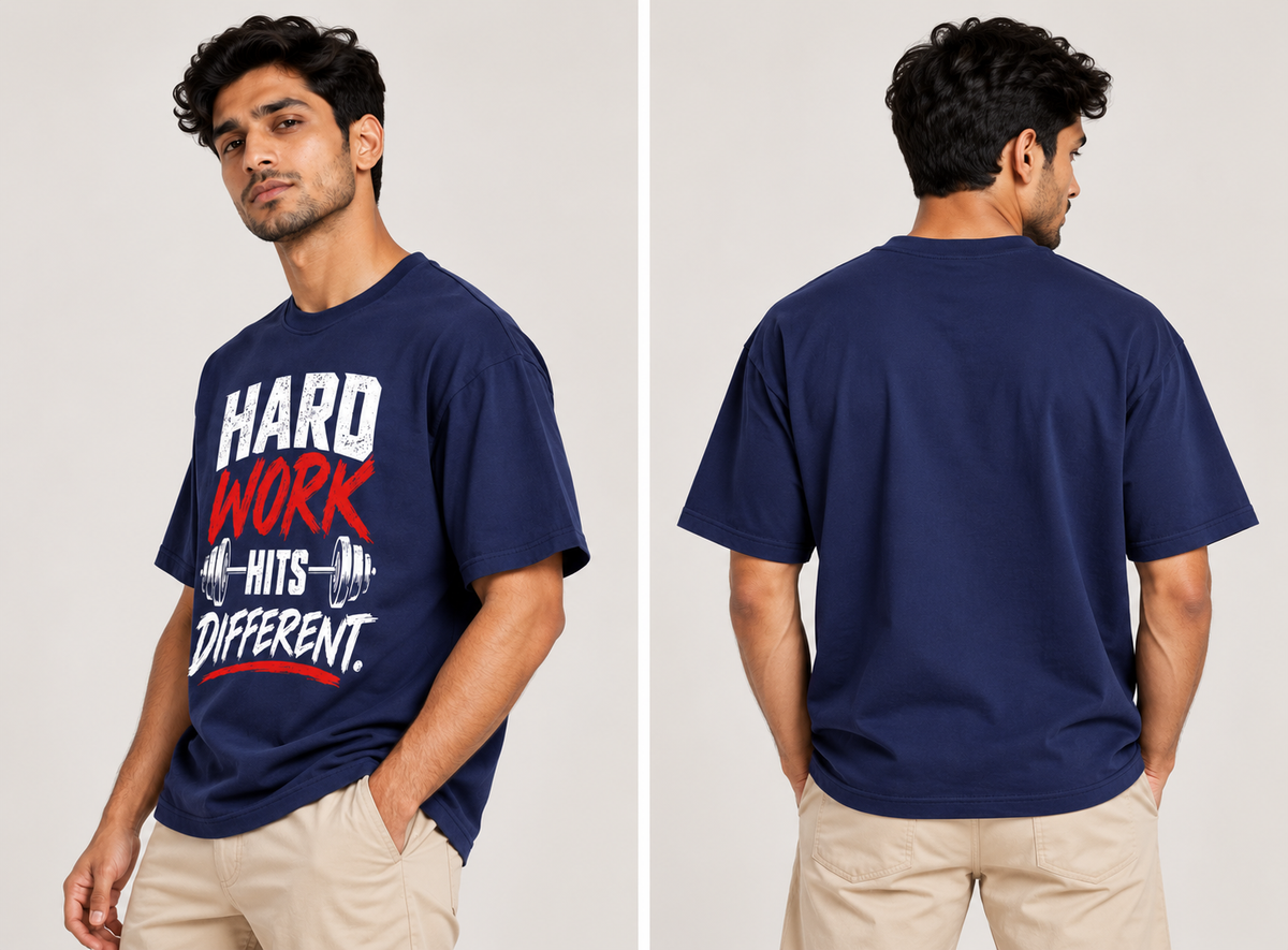 Hard Work Hits Different Graphic T-Shirt