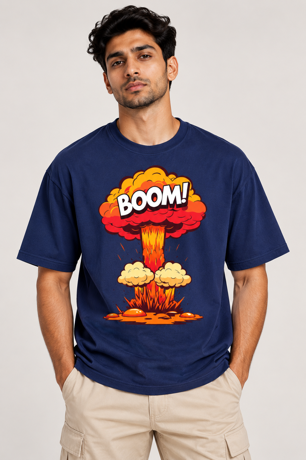 BOOM! Oversized Graphic T-Shirt