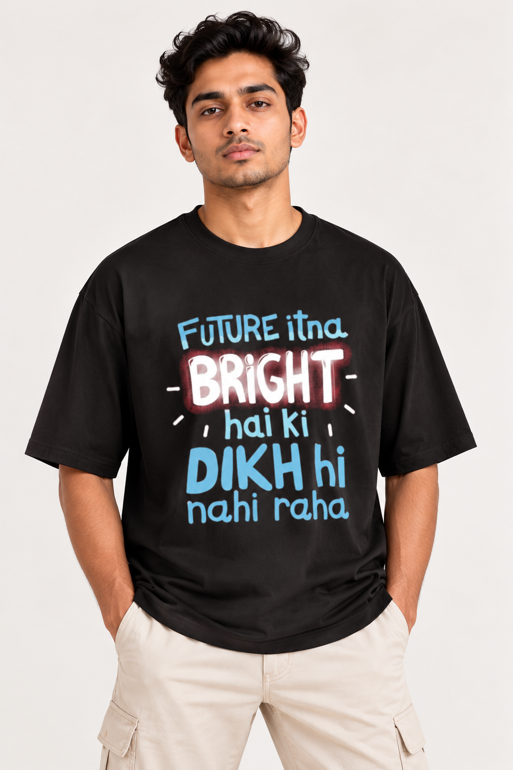 Hindi Typography Graphic T-Shirt