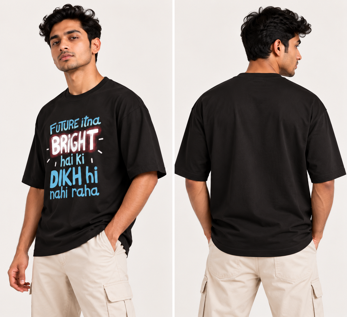 Hindi Typography Graphic T-Shirt