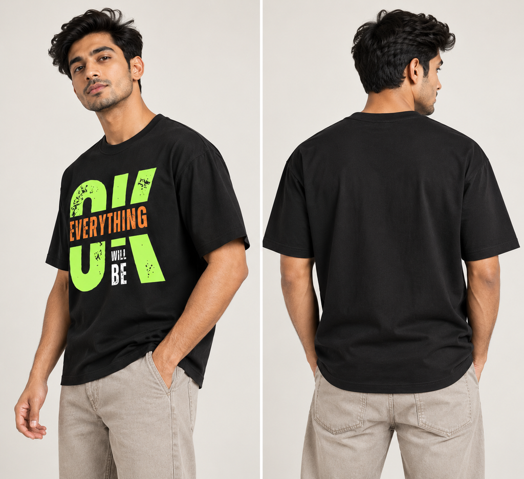 Everything Will Be Oversized Graphic T-Shirt