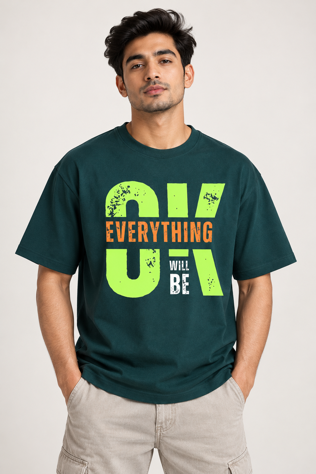 EVERYTHING WILL BE Oversized Graphic T-Shirt