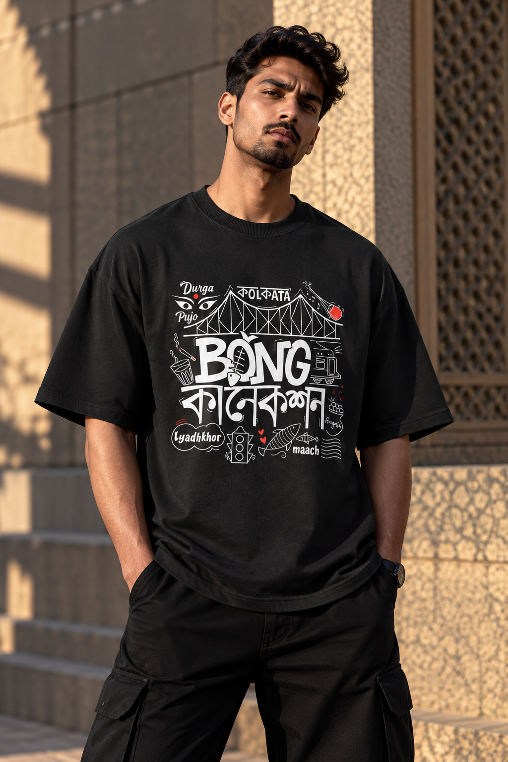 Kolkata Oversized Graphic T-Shirt