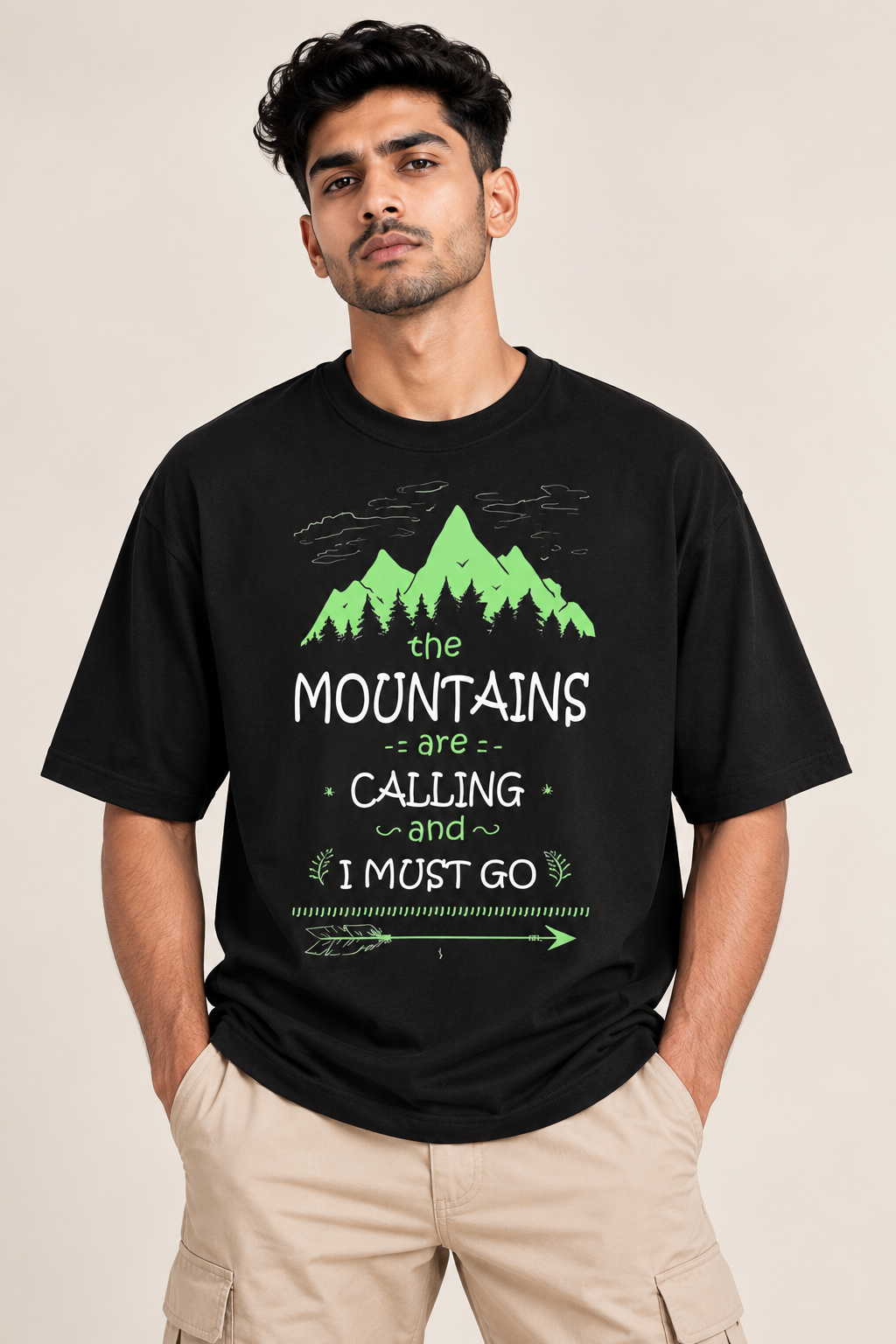 The Mountains Are Calling Graphic T-Shirt