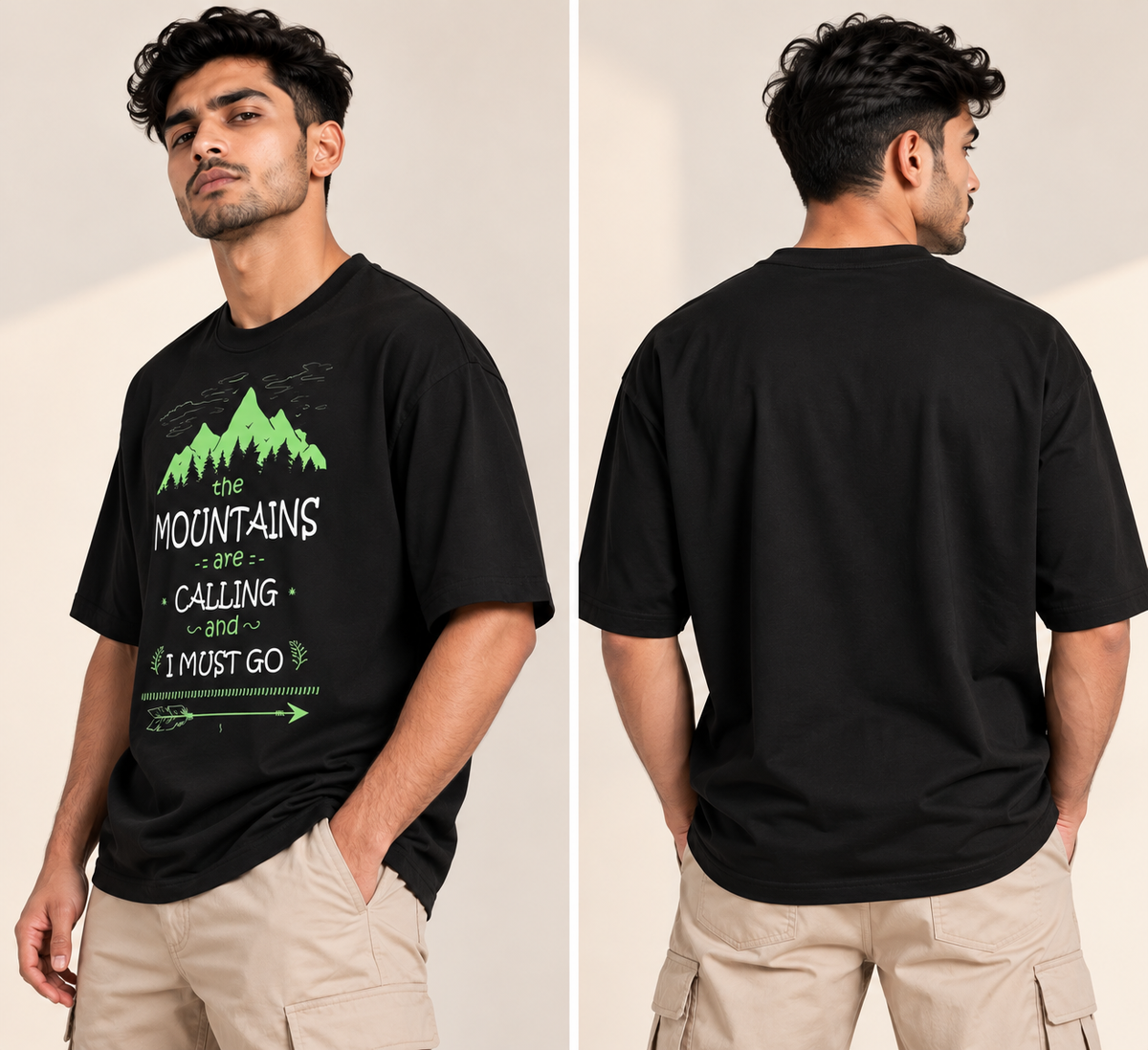 The Mountains Are Calling Graphic T-Shirt