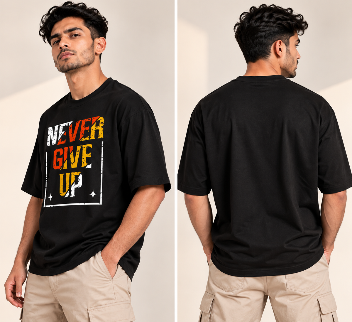 Never Give Up Graphic T-Shirt