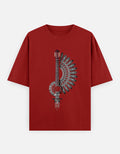 RAJIRU Indian Folk Music Guitar T-shirt front view