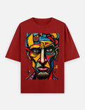 RAJIRU Tribal Vision graphic T-shirt front view