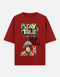 RAJIRU Street Monkey oversized graphic T-shirt front view